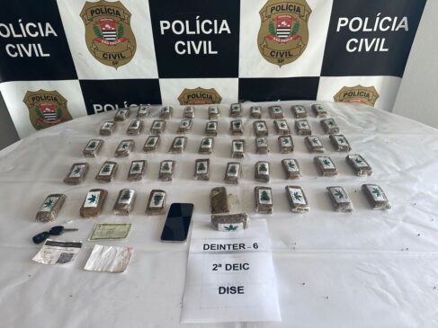 50 tabletes de haxixe, a 'super maconha', estavam dentro de porta-malas