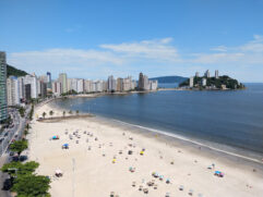 Praia do Gonzaguinha, em São Vicente