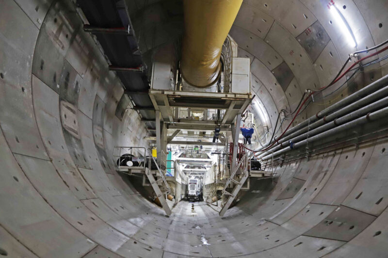 Túneis da linha 6-laranja do metrô