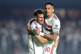 Luciano e Calleri celebram gols em vitória são-paulina