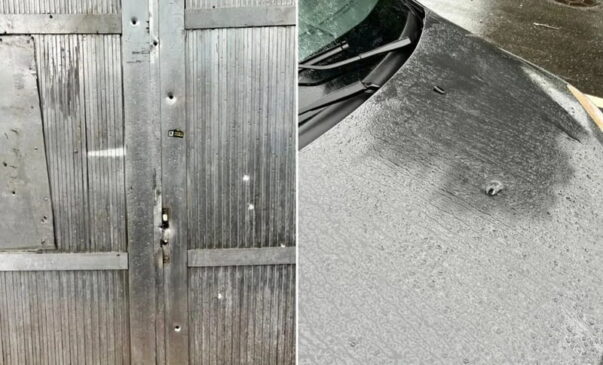 Uma policial militar teve o carro e a casa atingida por 20 tiros, em Praia Grande.