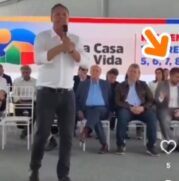 Vídeo repercutiu nas redes sociais após cerimônia em São Vicente