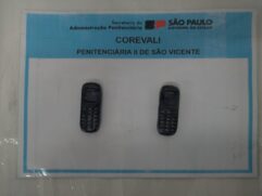 A irmã de um detento que cumpre pena na Penitenciária 2 de São Vicente foi flagrada com eletrônicos ao tentar entrar na unidade prisional