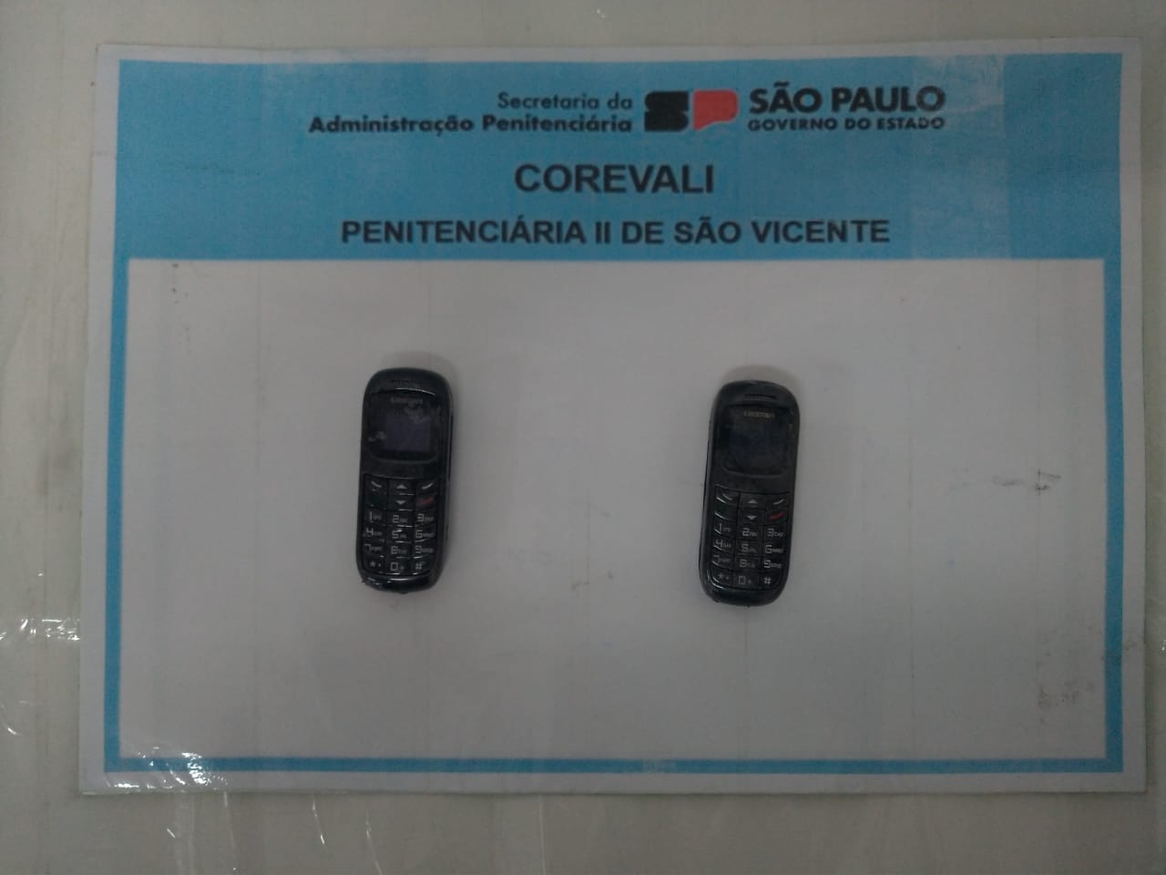 A irmã de um detento que cumpre pena na Penitenciária 2 de São Vicente foi flagrada com eletrônicos ao tentar entrar na unidade prisional