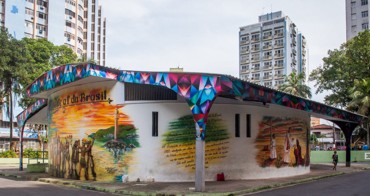 Espaço Multicultural, localizado na Praça 22 de Janeiro