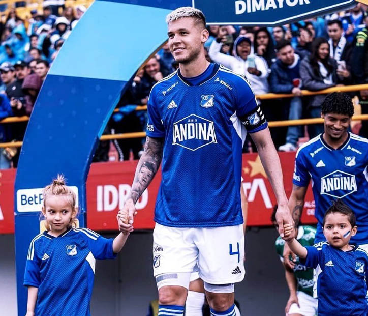 Zagueiro costarriquenho Juan Pablo Vargas, do Millonarios (Colômbia)