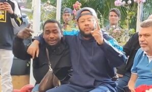 Emicida canta em paróquia de padre Julio