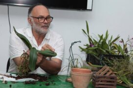 Paulo Cunha (Dr. Orquídea) ministra curso