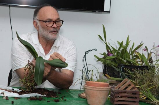 Paulo Cunha (Dr. Orquídea) ministra curso