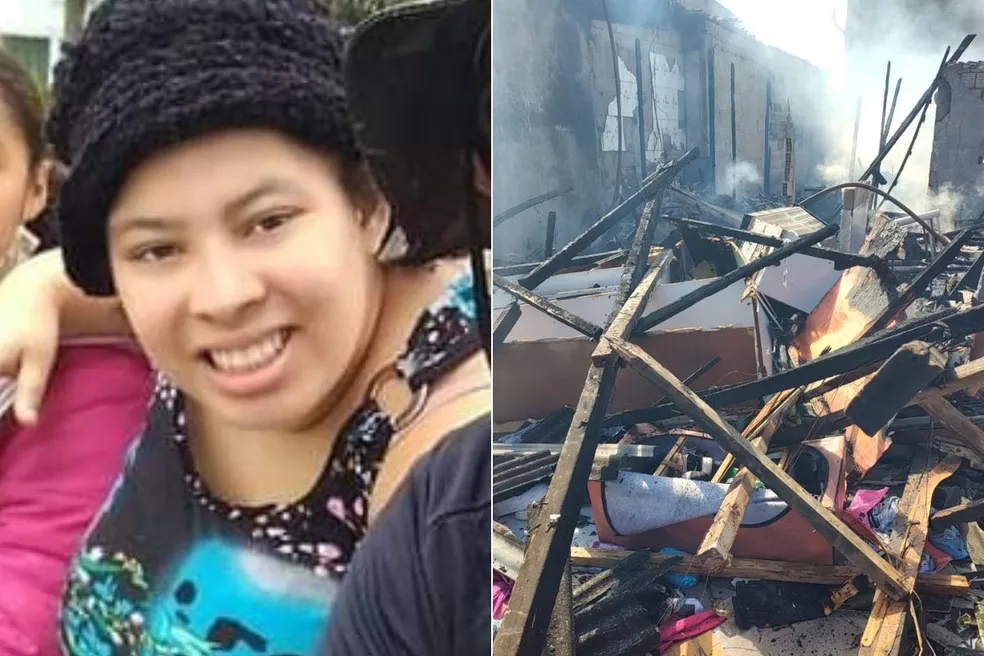 adolescente é encontrada em escombros
