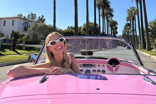A atriz Margot Robbie, protagonista do novo filme