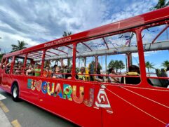 O novo valor praticado no ônibus turístico vai ao encontro da Tarifa Social instituída no último dia 30 de junho no transporte público, que também reduz a R$ 1,00 o valor da passagem de ônibus das linhas regulares aos domingos