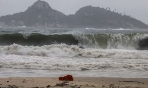 A ressaca está prevista para ocorrer entre a manhã deste sábado (15) e a madrugada de domingo (16)