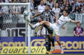 Peixe não conseguiu repetir boa atuação contra o Grêmio e caiu para o galo mineiro em Minas