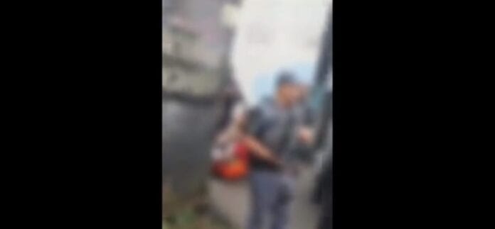 Um homem foi baleado pela Polícia Militar, nesta segunda-feira (28)