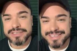 O ator Sidney Sampaio publicou um primeiro vídeo, na noite desta segunda-feira (7)