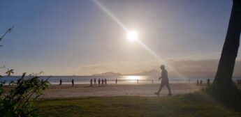 dia mais quente do mês no município foi em 12 de julho, com 28,6 °C.