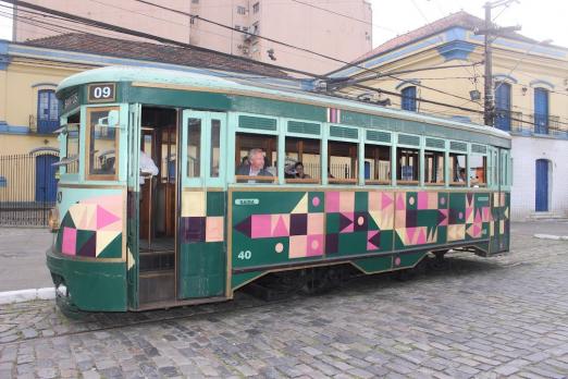 Elétricos percorrem pontos do Centro Histórico