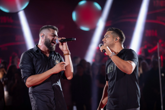 Os irmãos figuram o ranking dos artistas mais ouvidos do Sportify
