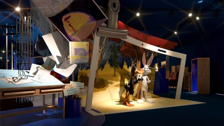 Espaço do Looney Tunes em exibição na Casa Warner , no Shopping Eldorado