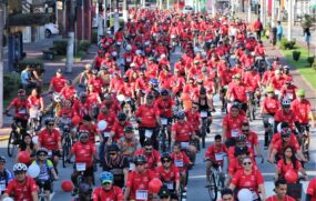 O objetivo do evento é incentivar e fomentar o uso de bicicletas como atividade física e esportiva