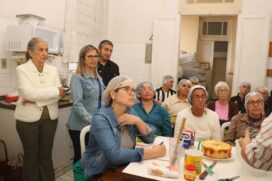 Curso gratuito de padaria artesanal do Fundo Social de Solidariedade (FSS) de Santos
