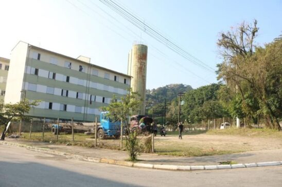 A UME Caneleira Infantil é mais uma escola moderna e equipada que será construída para atender a garotada de Santos