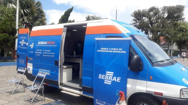 A equipe Sebrae vai oferecer orientações sobre cursos, abertura e baixa de empresas, entre outros serviços