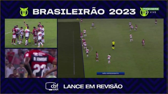 Diretoria são-paulina entende que o procedimento foi feito de forma errada, sem deixar claro qual jogador do Flamengo foi usado como referência para detectar se havia impedimento na origem da jogada