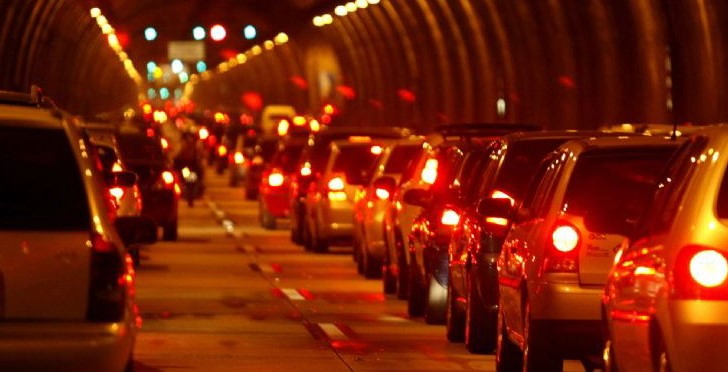 Foto ilustrativa de túnel do SAI (Sistema Anchieta-Imigrantes)