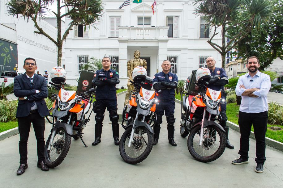 Os veículos vão proporcionar mais rapidez no socorro às vítimas, já que conseguem chegar com mais agilidade aos locais dos chamados