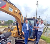 Em sua primeira visita a Santos, o ministro destacou a importância do Parque Valongo como um grande atrativo a ser erguido no Município