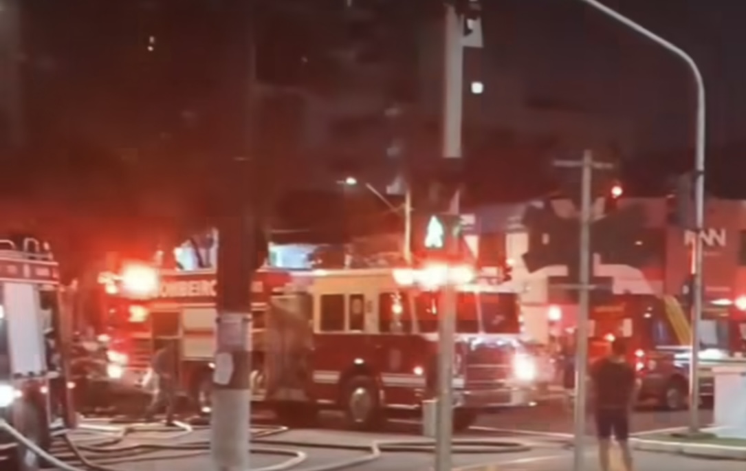 A causa do incêndio ainda não foi identificada