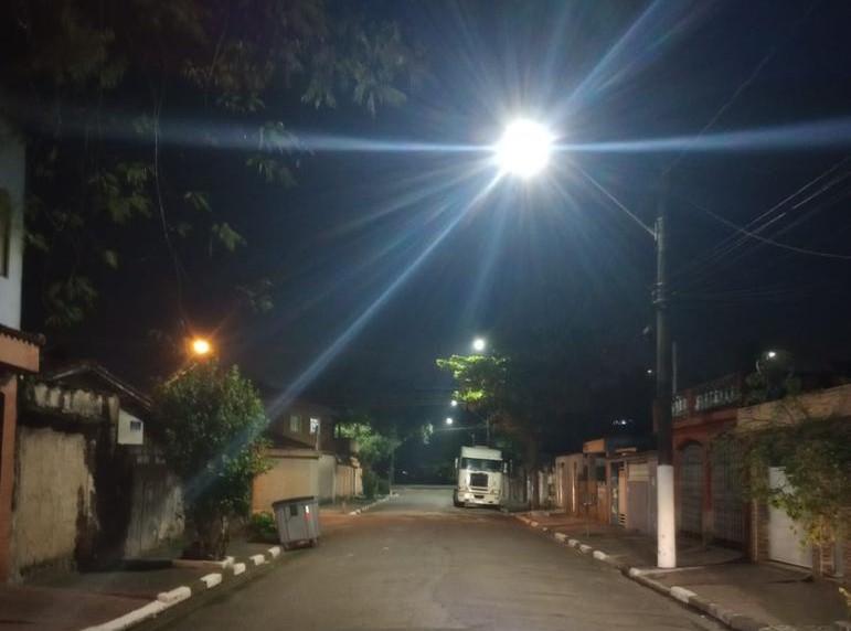 Iluminação traz mais segurança para o local