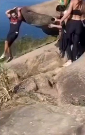 A Pedra do Telégrafo é nacionalmente conhecida e é sempre visitada por turistas