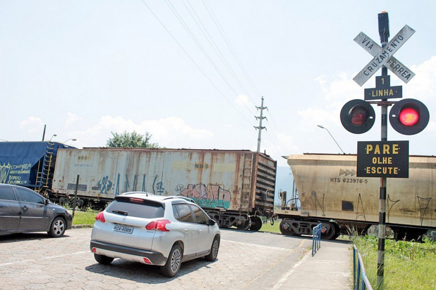 Linhas ferroviárias de cargas atravessam toda a região e o País