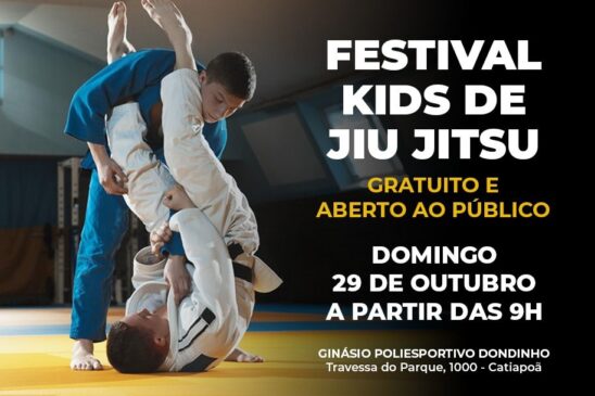 Atração do festival é a presença do atleta campeão mundial e faixa preta de Jiu Jitsu, Renato Canuto, ex-morador de São Vicente