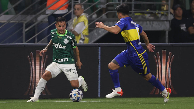 O Boca manteve a hegemonia contra o Palmeiras na Libertadores