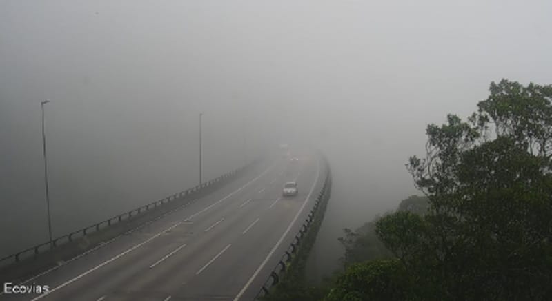 Segundo a concessionária, que administra o trecho Anchieta-Imigrantes, o tráfego se encontra normal nos demais trechos