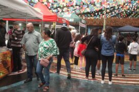 Além da diversão, a festa nordestina teve cunho solidário