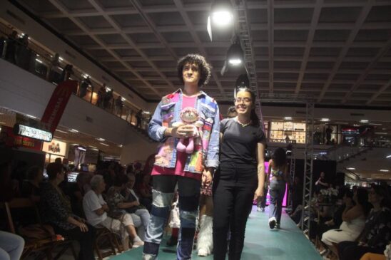 Desfile teve participação dos alunos do curso de Design de Moda da Faculdade Esamc