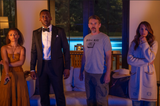 Julia Roberts, Ethan Hawke, Mahershala Ali e Myha'la Herrold em cena do filme
