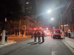 O edifício precisou ser evacuado, por segurança