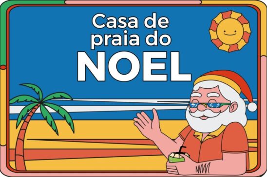 Nesse domingo, 26 de Novembro, o Casal Natalino chega à São Vicente e ficará instalado na Casa de Praia do Noel, no espaço que abrigava a antiga Gibiteca