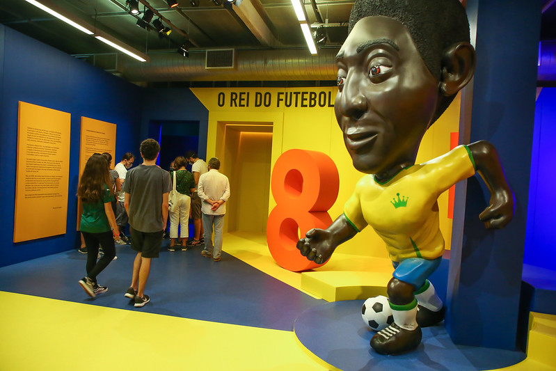 A partir desta semana, o público não paga nada para visitar a exposição temporária Futebol de Brinquedo, em cartaz no Museu do Futebol