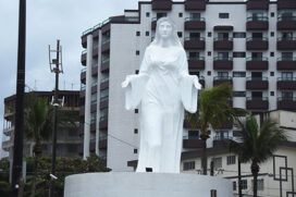 A nova pintura com a iluminação será inaugurada durante a abertura dos festejos de Iemanjá, em dezembro