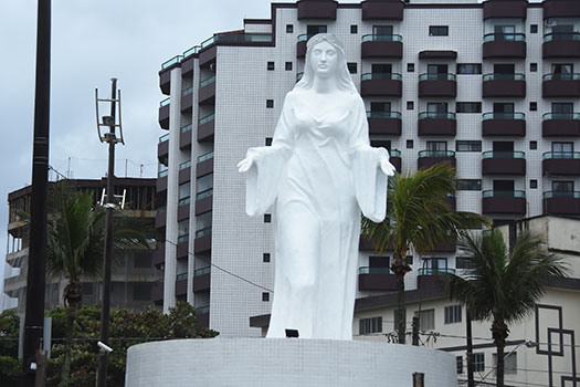A nova pintura com a iluminação será inaugurada durante a abertura dos festejos de Iemanjá, em dezembro