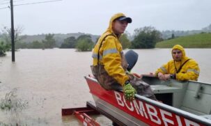 Santa Catarina vem sofrendo com chuvas fortes há semanas