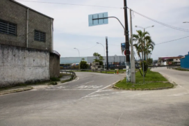 Entrada de São Vicente, que estava em obra, já está liberada para tráfego