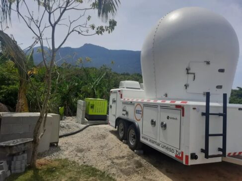 O equipamento vai ajudar a monitorar a ocorrência de temporais no litoral paulista